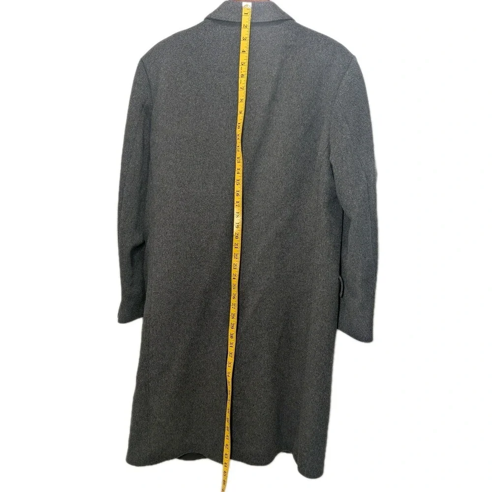 Raleighs Atwood cashmere wool coat size 42 Reg Gray Fabric Made In England  Mens